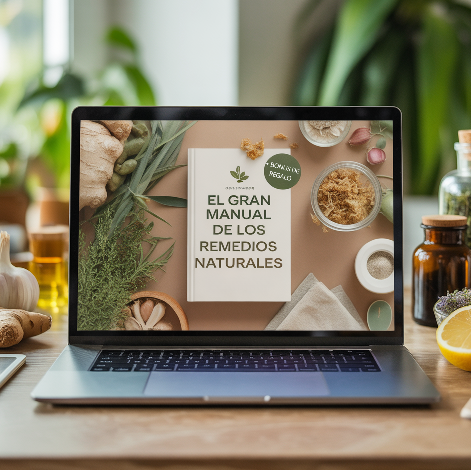 EL GRAN MANUAL DE LOS REMEDIOS NATURALES + 5 Bonus de Regalo🎁